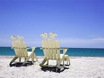 Chairs Wallpaper Beach Widescreen Full HD 1080p