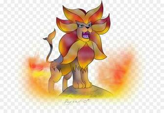 Pyroar Figurine Png Transparent