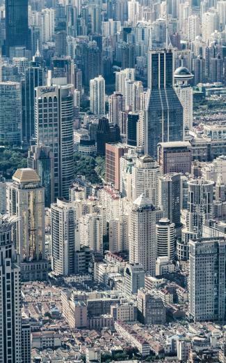 China Shenzhen Cityscape Skyscrapers