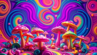 Trippy Shroom Wallpaper