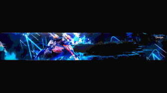 Fire Banner Gamer Wallpaper