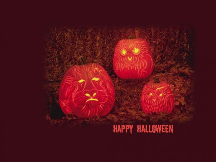 Lanterns Wallpaper Three Jack O Computer