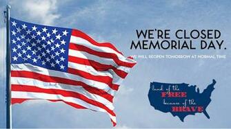 Closed Memorial Day