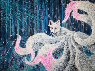 Nine Tailed Fox Wallpaper