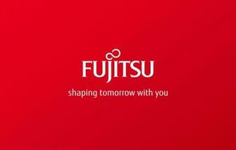 Wallpaper Red Background Fon Fujitsu Futjitsu Lolgo