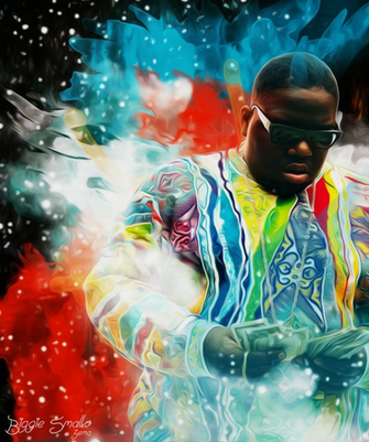 Biggie Smalls Art By Gazgoyle