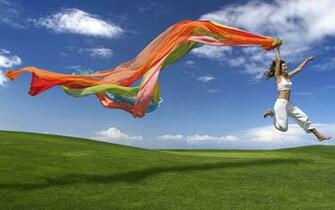 Spring Scenery Wallpaper Which Is Under The