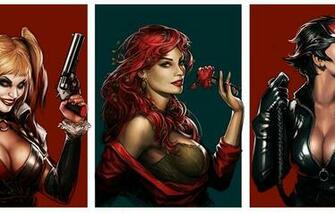Harley Quinn Dc Comics Batman Poison Ivy
