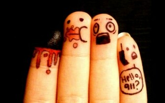 Tag Funny Finger Faces Wallpaper Background Photos Image And