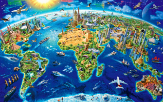 World Map Wallpaper