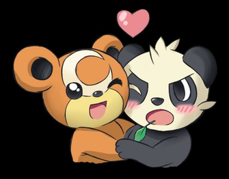 Teddiursa Loves Pancham By Ukiralestra
