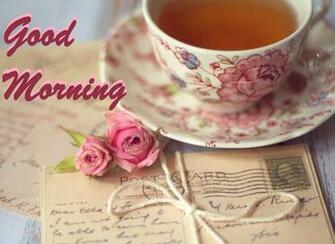 Romantic Coffee Good Morning Wallpaper