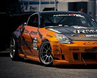 Wallpaper Cars Nissan 350z Orange