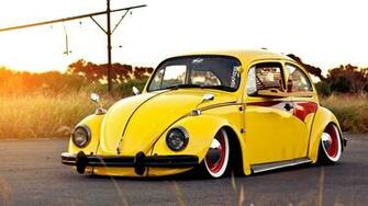 Yellow Classic Car Wallpaper Full HD My Design Peyzaj
