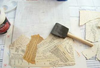 Tear Vintage Text And Image To Desired Shapes Sizes Apply With
