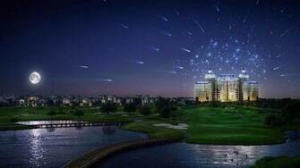 Many Shooting Stars HD Wallpaper