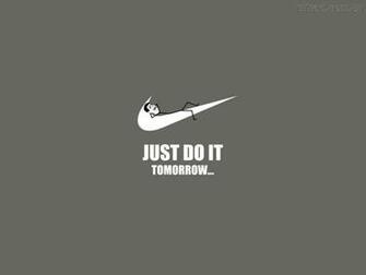 Papel De Parede Meme Just Do It Tomorrow