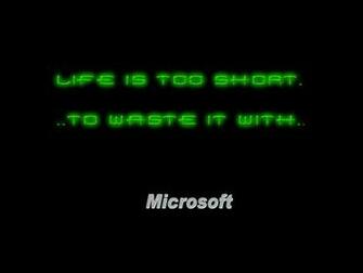 Funny Anti Microsoft Windows Wallpaper Celebrity Photo