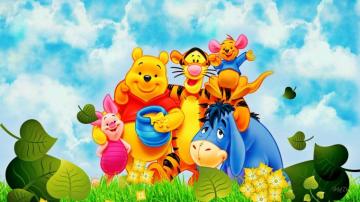 Photo Cake Topper Winnie The Pooh Friends