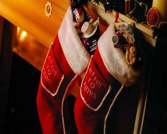 Christmas Stocking Wallpaper For Computer