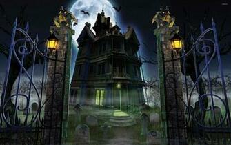 Open Gates To The Haunted Mansion Wallpaper Holiday