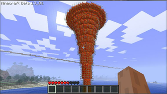 Fire Tornado In Minecraft By Engiesaysnope