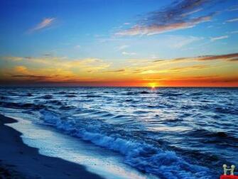 Awesome Beautiful Sunset Ocean HD Desktops Laptops Computers
