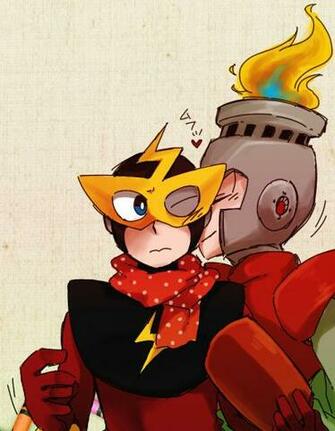 Is That The Poot Coralus Fireman X Elecman Drawn By Me