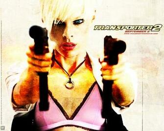 Girl With Guns Wallpaper Stock Photos