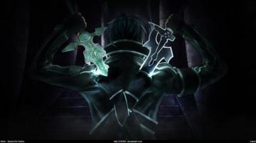 Sword Art Online Kirito Dual Blades Wallpaper