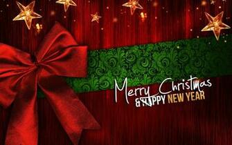 Merry Christmas And Happy New Year Wallpaper