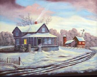 Country Winter Wallpaper
