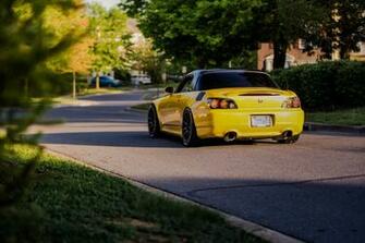 Wallpaper Honda S2000 Sunlight Yellow