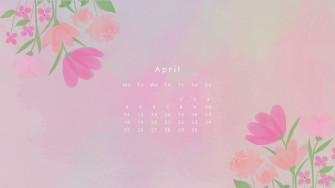 And Customizable Spring Desktop Wallpaper Templates