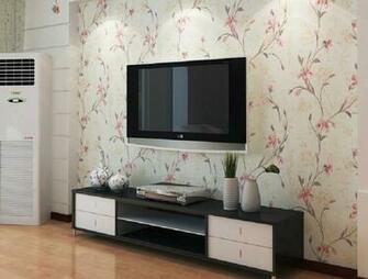 Wallpaper Non Woven For Tv Wall Decoration European Style