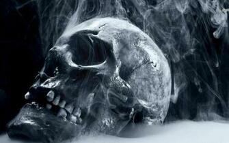 Smoking Skull Live Wallpaper