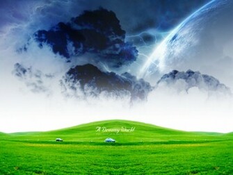 Green Dreamy World Wallpaper HD