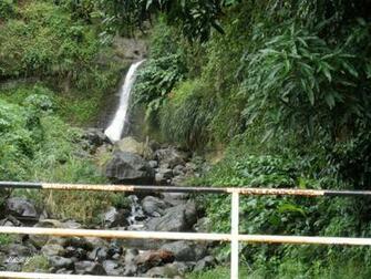 Waterfalls From St Lucia Islands Wallpaper