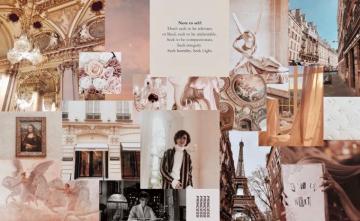 Collage Aesthetic Desktop Wallpaper Top