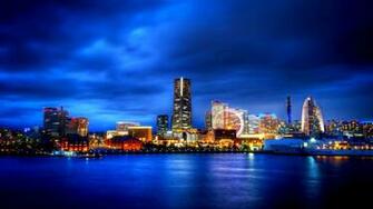 City Ocean Landscape Night Blue Sky Travel World HD Wallpaper