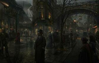 Wallpaper City Art Landscape Urban Street Old London Paint