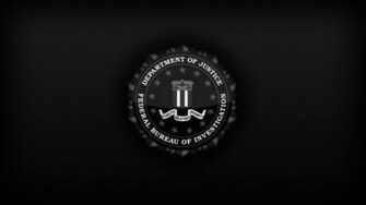 Fbi Logo Black Wallpaper
