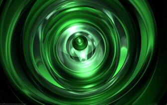 Time Vortex Wallpaper Green