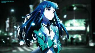 Blue Haired Female Illustration Mahouka Koukou No Rettousei