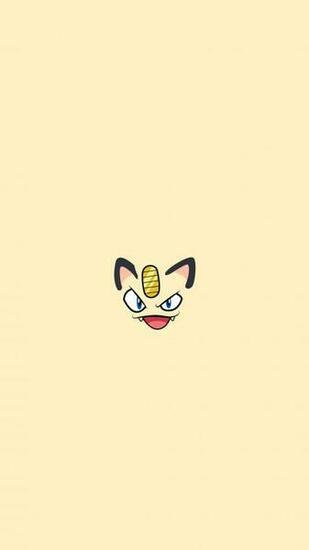 Meowth Pokemon Character iPhone HD Wallpaper