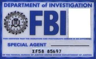 Montage Photo Fausse Carte Du Fbi Pixiz