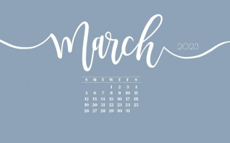 March Desktop Wallpaper Cute Calendar