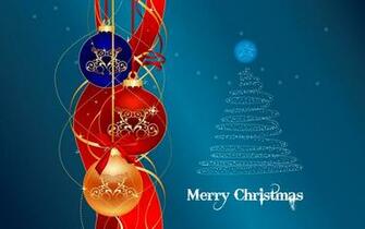 Widescreen Merry Christmas Wallpaper HD