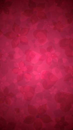 Red Floral Pattern iPhone 5s Wallpaper