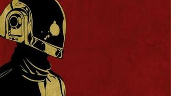 Daft Punk Red Wallpaper HD